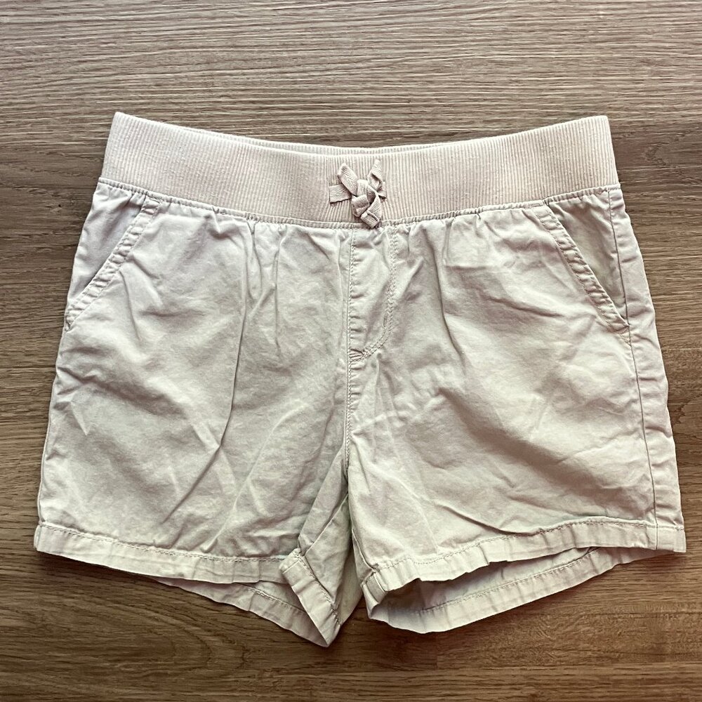 The Children's Place Khaki Knit Waist Pull On Shorts